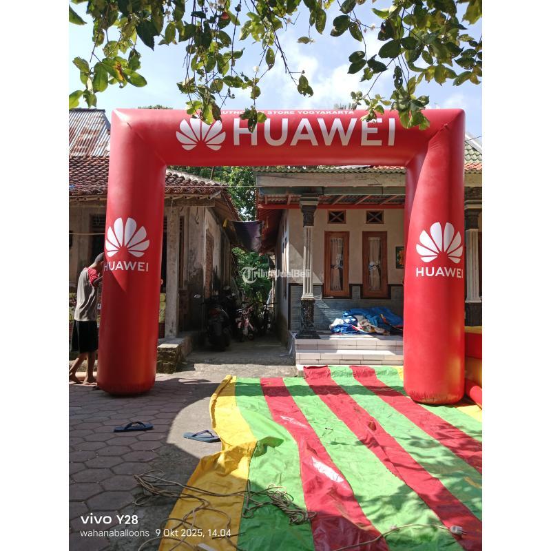 Supplier Balon Gate Promosi Huwawai 3x4, Cabang Store Yogyakarta - Yogyakarta
