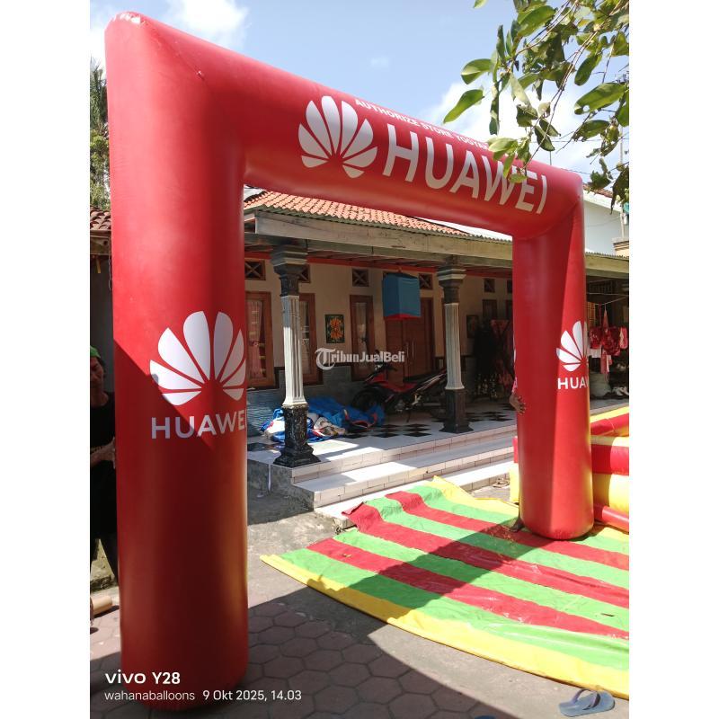 Supplier Balon Gate Promosi Huwawai 3x4, Cabang Store Yogyakarta - Yogyakarta
