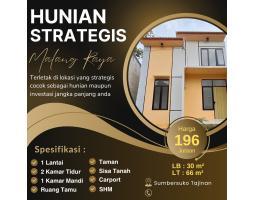 Jual Rumah Subsidi Tipe 30 Baru Lokasi Tajinan Dekat Gor Kenarok Harga 192 Juta - Malang