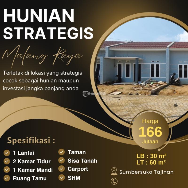 Jual Rumah Subsidi Minimalis Tipe 30 Baru Siap Huni Lokasi Tlogowaru Tajinan - Malang