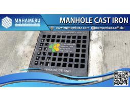 Tutup Manhole Cast Iron  Pelindung Drainase Jalan Berkualitas - Malang