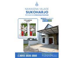 Dijual Rumah, Tipe 42, 2kt, 1km, Shm, Perumahan Murah, 3 menit ke RSUD Sukoharjo,  Nawasena Village, Bendosari - Sukoharjo