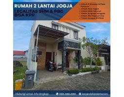 Dijual 1 Unit Rumah Kavling, Siap Bangun, 2 Lantai Minimalis, dalam Cluster, Tipe 60, SHM, Bisa KPR, di Banguntapan, Bantul - Yogyakarta