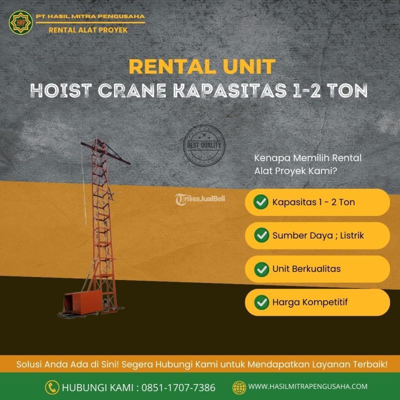 Sewa Hoist Crane  1-2 Ton -  Wonosobo 