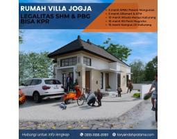 Dijual 1 Unit Rumah Kavling, Tipe 65, SHM, Siap Bangun, Rumah Villa Modern, Dekat UII, Kaliurang, Sleman, Bisa KPR - Yogyakarta