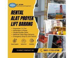 Sewa Lift Barang Proyek, PT. Mitra Teknik Makmur Nusantara - Sidoarjo