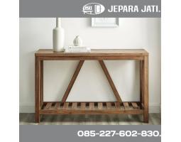 Meja Konsol Minimalis Kayu Jati - Bandung Kota