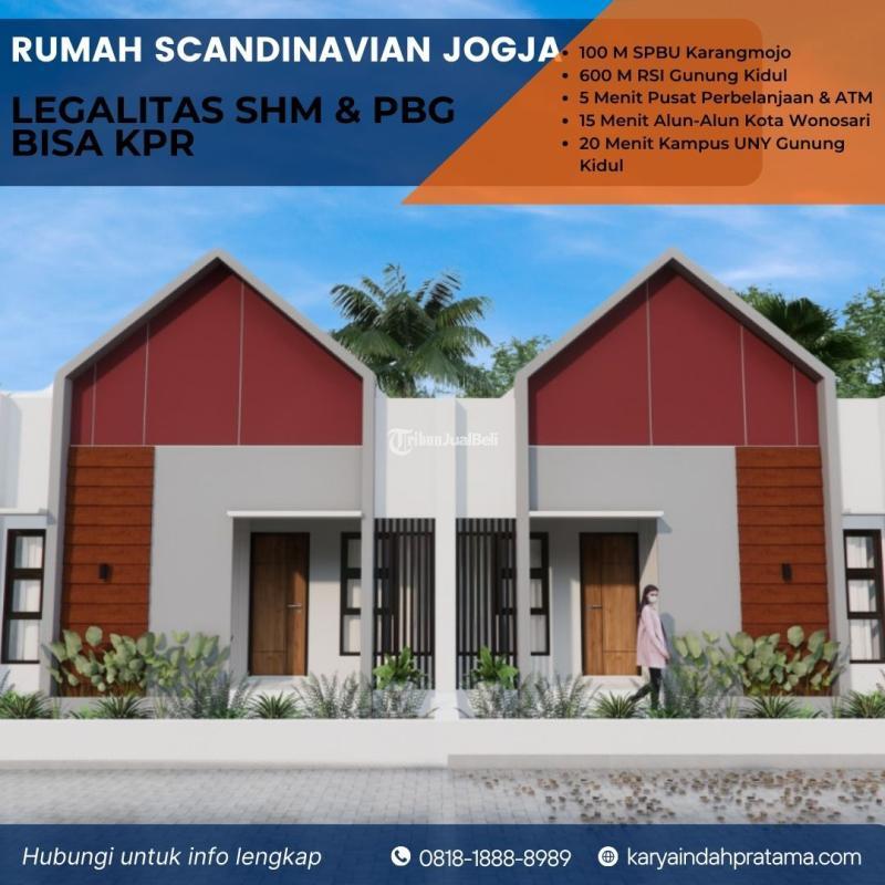 Dijual Murah Rumah, Tipe 40, SHM, Hunian Gaya Eropa, dekat UNY Semanu, Bisa KPR, Wonosari Kota, Gunungkidul - Yogyakarta