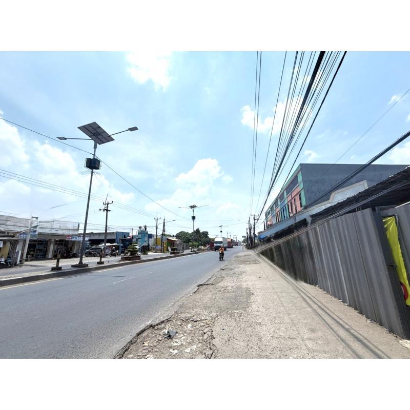 Jual Tanah 1.686 m2 Strategis Bonus Bangunan Pinggir Jalan Raya Klari Karawang Timur - Karawang