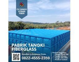 Tangki Fiberglass Panel Kotak Tetap Jernih di Segala Usia - Garut
