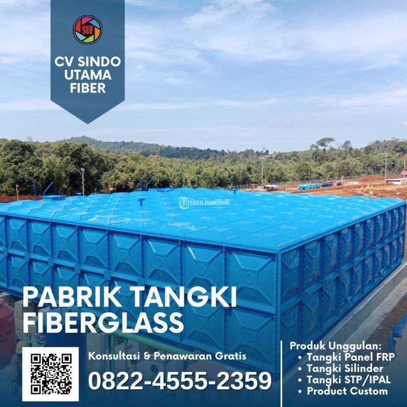 Tangki Fiberglass Panel Kotak Tetap Jernih di Segala Usia - Garut