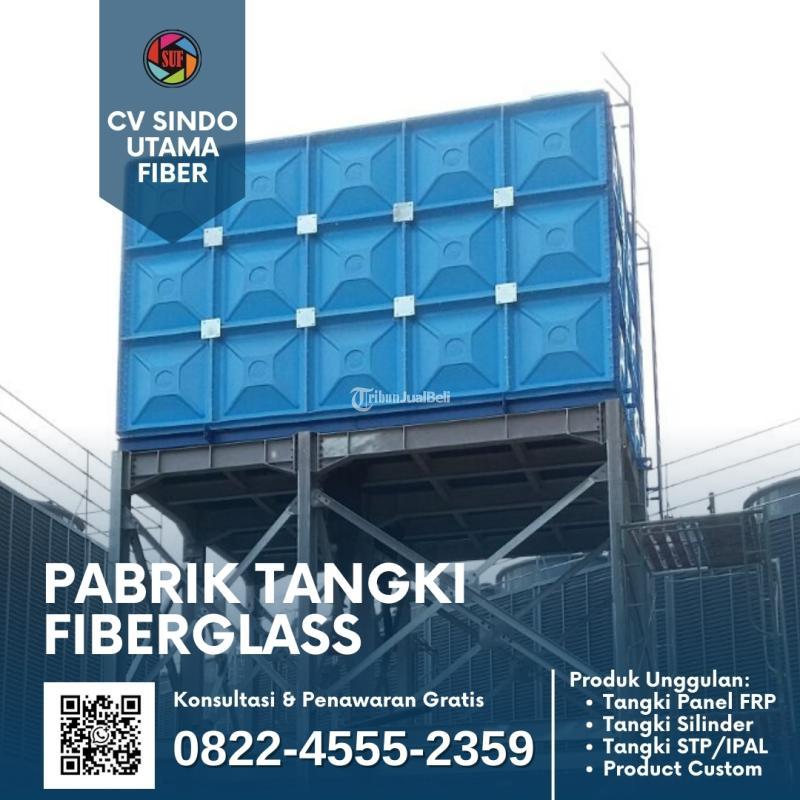 Tangki Fiberglass Panel Kotak Tetap Jernih di Segala Usia - Garut