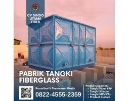 Tangki Fiberglass Panel Kotak Bersih Tanpa Usaha - Indramayu