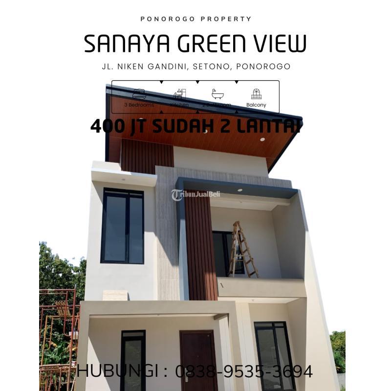 Dijual Rumah di Sanaya Green View Tipe 68 3KT 2KM SHGB - Ponorogo 