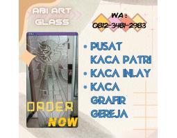 Kaca Patri Grafir Inlay Gereja Katolik Supiori - Papua