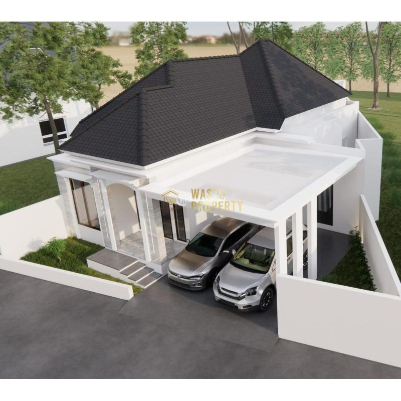 Dijual Rumah Besar Deisgn Classic, Tanah Luas Dan Strategis, View Sawah - Sleman