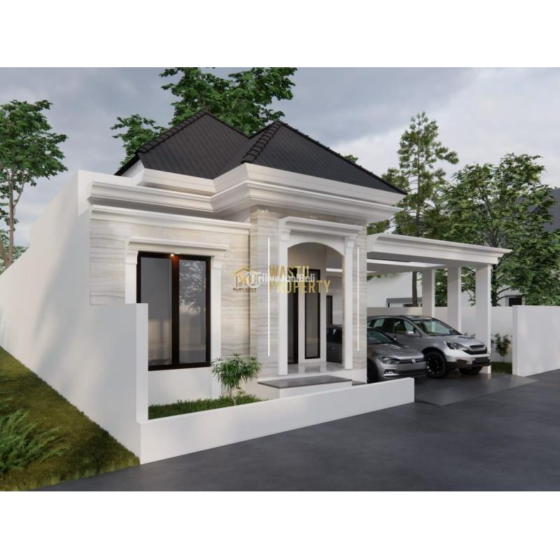 Dijual Rumah Besar Deisgn Classic, Tanah Luas Dan Strategis, View Sawah - Sleman