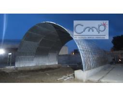 Gorong Gorong Baja Armco Corrugated Steel Guardrail - Palu