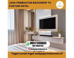 Jasa Pembuatan Backdrop Tv Custom Hotel - Malang Kota