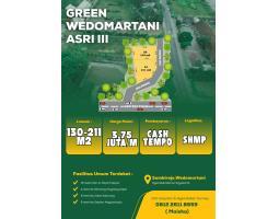 Jual Tanah Kavling Luas 130 m2 Harga 3,75 Permeter Ditimur Jakal Km 9 - Sleman