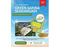 Jual Tanah Kavling Luas 128 m2 Harga 3,3 Juta Permeter Area Denggung, Selatan Sleman City Hall - Sleman
