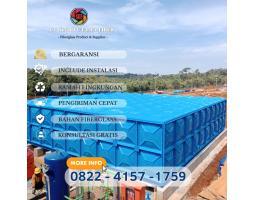 Tangki Modern,  Rooftank Fiberglass Tangki Panel FRP - Jambi