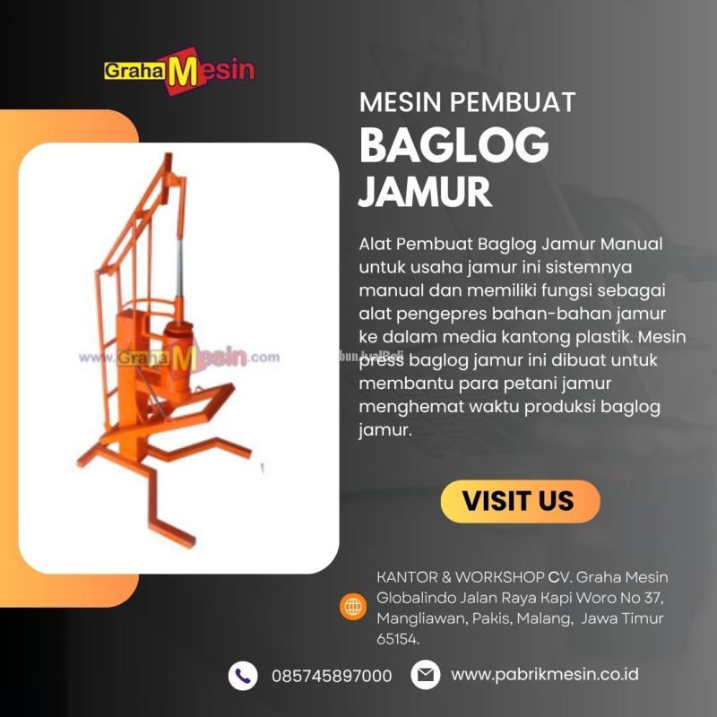 Mesin Pembuat Baglog Jamur Graha Mesin - Malang