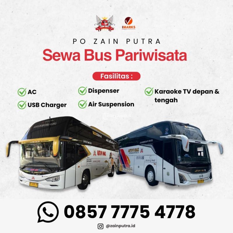 Jasa Penyewaan Rental PO Bus Pariwisata Untuk Ziarah Zain Putra Sejahtera - Kediri Kota