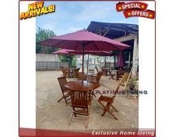 Produsen Meja Payung Jati, Meja Payung Taman, Kursi Meja Payung Lipat Jati - Jepara 