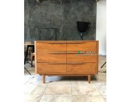 Produsen Bufet Laci Jati, Meja Laci Jati, Cabinet Jati Model Retro - Jepara