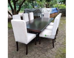 Produsen Meja Makan Mewah 8 Kursi, 220x100, Meja Makan Modern, Dining Table Furniture - Jepara