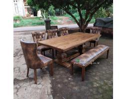Produsen Meja Makan Jati, Meja Makan Mewah, Meja Makan Klasik Eropa, Dining Table Furniture - Jepara