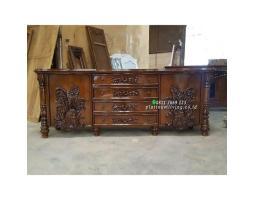 Produsen Bufet Tv Jati, Meja Tv Ukir, Bufet Laci Ukiran Jepara Furniture - Jepara