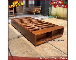 Produsen Tempat Tidur Jati, Tempat Tidur Minimalis, Dipan Jati Dipan Minimalis 100x200 - Jepara