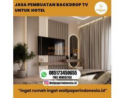 Jasa Pembuatan Backdrop Tv Untuk Hotel - Malang Kota