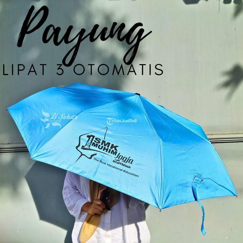 Payung Lipat Otomatis Souvenir Kantor - Garut