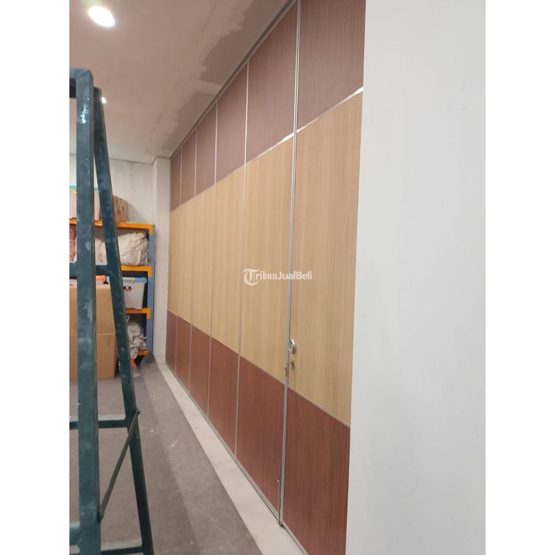 Partisi Sliding Sekat Ruangan Meeting Redam Suara - Bogor