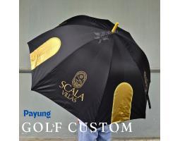 Payung Golf Custom Sablon Gold - Garut