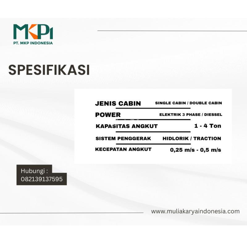 Sewa Passenger Hoist 1-2 Ton - Aceh Besar
