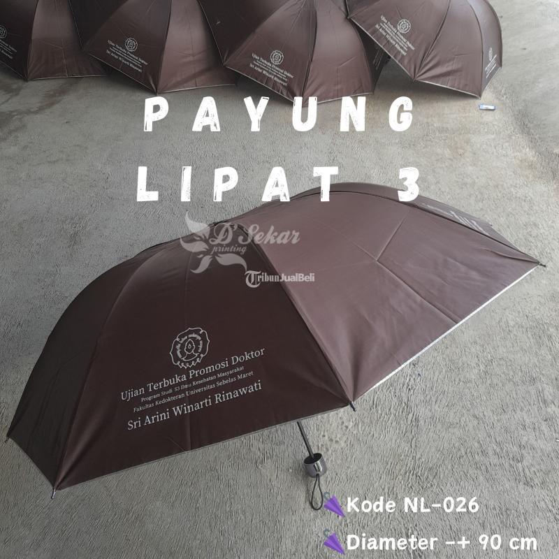 Souvenir Payung Lipat Tiga untuk Acara Wisuda - Garut