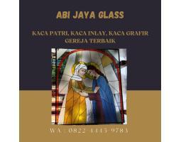 Kaca Patri Grafir Inlay Gereja - Belu