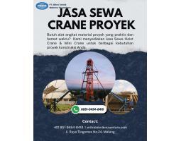 Jasa Sewa Crane Proyek Kapasitas Maksimal 2 Ton, Hoist Crane dan Mini Crane - Cilacap 