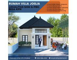 Dijual Rumah Villa Modern Kavling Siap Bangun Dekat UII Kaliurang Sleman Bisa KPR SHM - Bantul