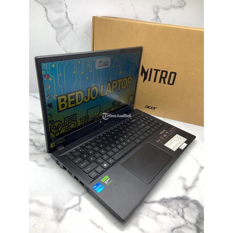 Dijual Laptop Second, Acer Nitro Anv15-51, Intel Core I5-13420h, Nvidia Geforce Rtx 2050 Intel Uhd Graphics, Ram 16gb, Ssd 512gb - Malang