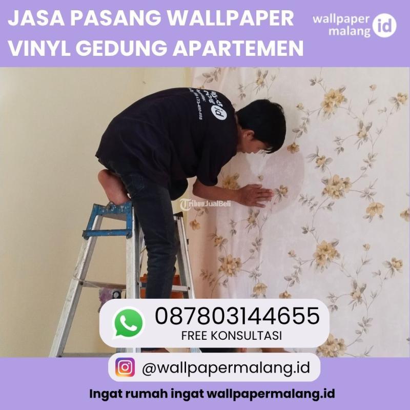 Jasa Pasang Wallpaper Vinyl Gedung Apartemen - Malang Kota