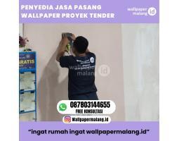 Penyedia Jasa Pasang Wallpaper Proyek Tender - Malang Kota