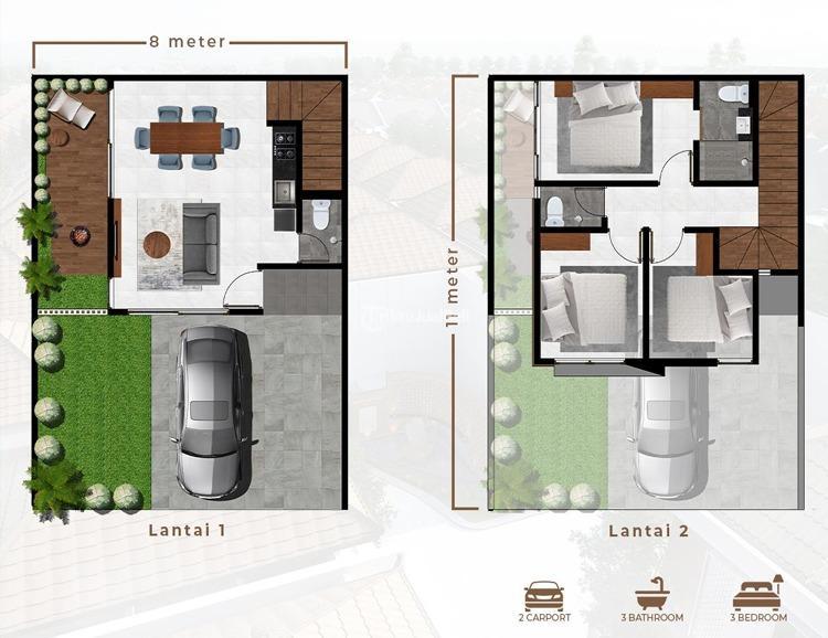 Jual Rumah Tipe 88 Siap Bangun Unit Mewah Hanya Ratusan Meter Dari Malioboro - Yogyakarta