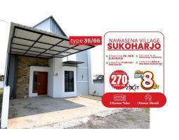 Dijual Rumah 2KT 1KM Tipe 36 SHM Desain Estetik - Sukoharjo