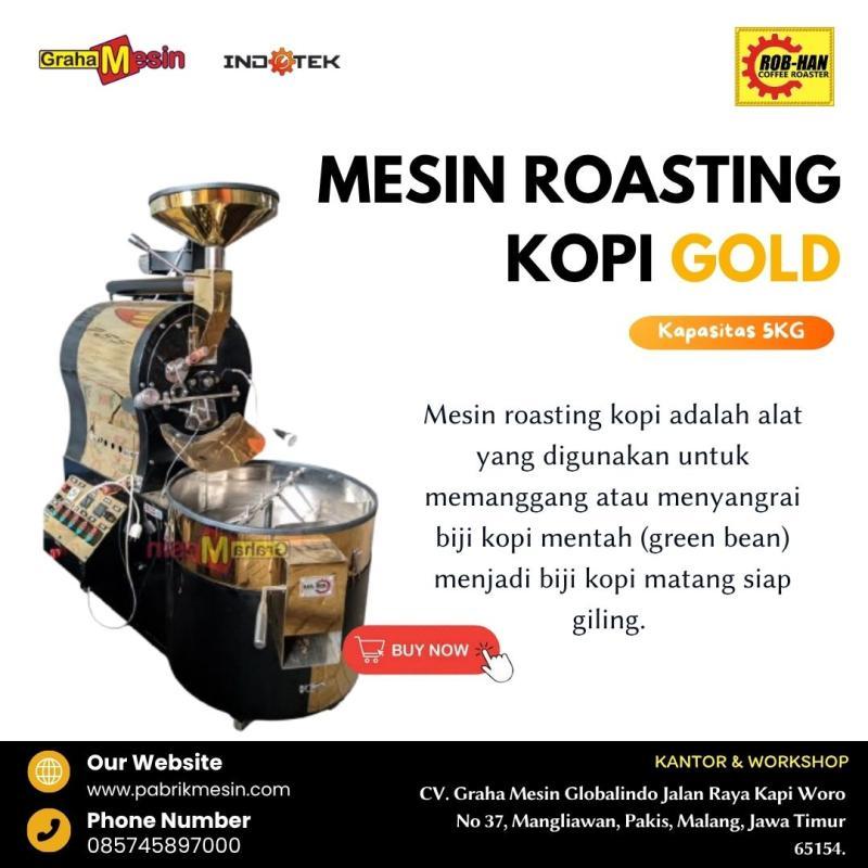 Mesin Roasting Kopi Tipe Gold Graha Mesin - Malang