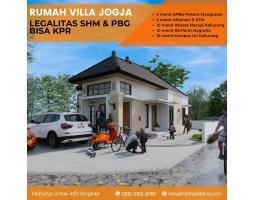 Dijual Rumah Villa Modern Dekat UII Kaliurang Bisa KPR 20 Tahun SHM Siap Bangun - Sleman